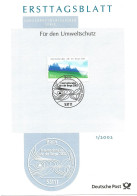 Germany: 2002 Sonderpostwerzeichen Ersttagsblatt, Internationales Jahr Der Berge - Geography