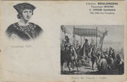 Adel Monarchie Frankreich Ansichtskarte Von 1900 Paris Charles 8. - Other & Unclassified