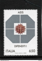 ITALIE 1989 VIRUS DU SIDA Yvert 1802, Michel 2070 NEUF** MNH - 1981-90: Mint/hinged