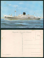 BARCOS SHIP BATEAU PAQUEBOT STEAMER [ BARCOS # 05071 ] - PORTUGAL COMPANHIA COLONIAL NAVEGAÇÃO PAQUETE MOÇAMBIQUE 2-67 - Steamers