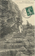 BELLE ILE EN MER , Escalier De La Grotte Apothicairerie , 1909 , µ - Belle Ile En Mer