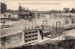 Les Bords De La Marne , Les Ecluses Et Le Pont De Joinville - Joinville Le Pont