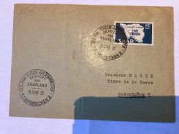 Saarbrucken 1948 - Besucht Französiche Aussenminister - Visite Ministre Affaires étrangères - Briefe U. Dokumente