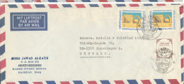 Iraq Air Mail Cover Sent To Denmark 26-8-1969 - Iraq