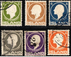Island 1911 Sigurdsson Set Cancelled - Oblitérés
