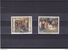 ITALIE 1990 NOËL PEINTURES Yvert 1893-1894, Michel 2161-2162 NEUF** MNH Cote 3 Euros - 1981-90: Mint/hinged