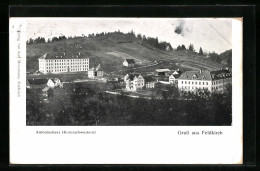 AK Feldkirch, Ortsansicht Mit Dem Antoniushaus Der Kreuzschwestern  - Autres & Non Classés