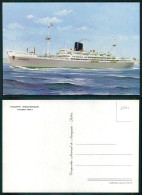 BARCOS SHIP BATEAU PAQUEBOT STEAMER [ BARCOS # 05091 ] - PORTUGAL COMPANHIA COLONIAL NAVEGAÇÃO PAQUETE MOÇAMBIQUE 1969 - Passagiersschepen