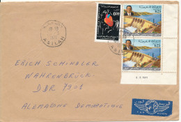 Morocco Cover Sent Air Mail To Germany DDR 1971 Topic Stamps - Maroc (1956-...)