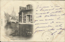 HENNEBONT , Pont Rue Launay , 1901 , Carte Précurseur , µ - Hennebont