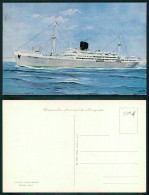 BARCOS SHIP BATEAU PAQUEBOT STEAMER [ BARCOS # 05094 ] - PORTUGAL COMPANHIA COLONIAL NAVEGAÇÃO PAQUETE MOÇAMBIQUE 9-67 - Passagiersschepen