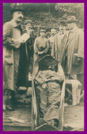 * CP PHOTO F. MAT A FOREST * OFFICIER ALLEMAND TUE A LA GARE DU NORD * DOCTEUR VANDENVEN ETAT DE SCHAERBEEK - War 1914-18