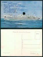 BARCOS SHIP BATEAU PAQUEBOT STEAMER [ BARCOS # 05096 ] - PORTUGAL COMPANHIA COLONIAL NAVEGAÇÃO PAQUETE MOÇAMBIQUE 9-67 - Steamers