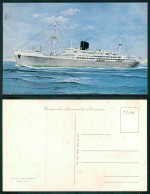 BARCOS SHIP BATEAU PAQUEBOT STEAMER [ BARCOS # 05100 ] - PORTUGAL COMPANHIA COLONIAL NAVEGAÇÃO PAQUETE MOÇAMBIQUE 9-67 - Passagiersschepen