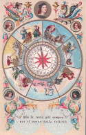 Carte D'Illustrateur, Che La Ruota Giri Sempre Per Il Verso Della Felicità, Litho Couleurs Gaufrée (E. Sborgi 27) - 1900-1949