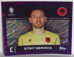 Figurine Stickers TOPPS (no Panini) - EURO 2024 - ETRIT BERISHA - ALBANIA - ALB 2 - PARALLEL CARD- CHROME-VIOLET - Altri & Non Classificati