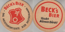 5005139 Bierdeckel Rund - Becks - Beer Mats