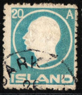 Island 1911 20 A King Frederik VIII Cancelled - Gebraucht