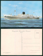 BARCOS SHIP BATEAU PAQUEBOT STEAMER [ BARCOS # 05104 ] - PORTUGAL COMPANHIA COLONIAL NAVEGAÇÃO PAQUETE MOÇAMBIQUE 2-67 - Paquebots