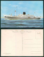 BARCOS SHIP BATEAU PAQUEBOT STEAMER [ BARCOS # 05106 ] - PORTUGAL COMPANHIA COLONIAL NAVEGAÇÃO PAQUETE MOÇAMBIQUE 2-67 - Passagiersschepen