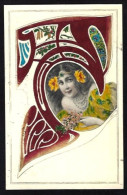CPA MM VIENNE Sans Numéro Art Nouveau Circulé Femme Girl Woman - Vienne
