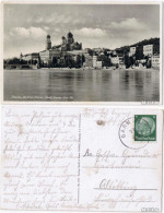 Ansichtskarte Passau Die Drei-Flüsse-Stadt, Donau - Inn -Ilz 1939 - Passau