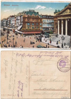 Postkaart Brüssel Bruxelles Börsenplatz 1917 - Other & Unclassified