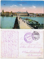 Ansichtskarte Koblenz Schiffsbrücke 1915 - Koblenz