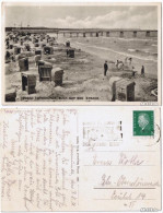 Postcard Swinemünde Świnoujście Blick Auf Den Strand 1928 - Pommern