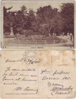 Postcard Bukarest Bucureşti Parkanlage 1920 - Roumanie