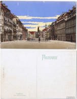 Ansichtskarte Augsburg Obere Maximilianstrasse 1912 - Augsburg