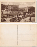 Postcard Galatz Galaţi Parkanlage - Blick Auf Geschäfte 1918 - Rumänien