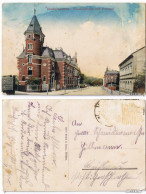 Ansichtskarte Bischofswerda Bahnhofstraße Und Postamt 1909  - Bischofswerda