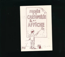 .Illustrateur J-C. Pertuzé, Musée De La Cartophilie & De L'Affiche, 1979 - Publicité