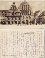 Postcard Riga Rīga Ри́га Schwarzhäupterhaus 1918 - Lettonie