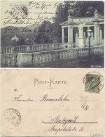 Ansichtskarte Baden-Baden Echo - Statue 1900 - Baden-Baden
