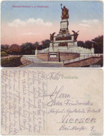 Ansichtskarte Rüdesheim (Rhein) National-Denkmal A. D. Niederwald 1917 - Rüdesheim A. Rh.