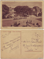 Ansichtskarte Wiesbaden Kurhaus Und Theater 1925 - Wiesbaden