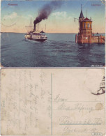 Ansichtskarte Konstanz Leuchturm 1920 - Konstanz