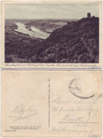 Königswinter Drachenfels Blick Auf Inseln Nonnennwerth Und Grafenwerth 1925 - Koenigswinter