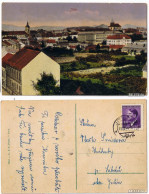 Postcard Jitschin (Gitschin) Jičín Panorama - Colorierte AK 1918  - Tchéquie