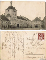 Postcard Eule Jílové U Prahy Marktplatz 1925 - Tchéquie