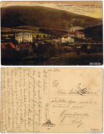 Postcard Luhatschowitz Luhačovice Prager Viertel (Prazska Ctvrt) 1923 - Tchéquie