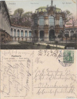 Ansichtskarte Innere Altstadt-Dresden Zwinger - Wall Pavillon Gel. 1906 1906 - Dresden
