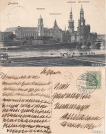 Ansichtskarte Innere Altstadt-Dresden Panorama Gel. 1908 1908 - Dresden