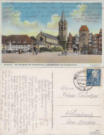 Eisenach Der Karlsplatz Mit Nikolaikirche, Lutherdenkmal Und Ärztedenkmal 1949 - Eisenach