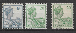 Suriname 1915-26, NVPH 91,92 MH; Kw 12.5 EUR (SN 3122) - Suriname ... - 1975