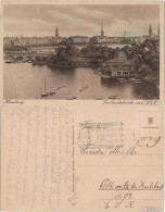 Ansichtskarte Hamburg Lombardsbrücke Mit Stadt Ca 1932 1932 - Otros & Sin Clasificación