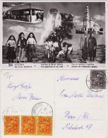 Postcard Fátima Drei Geheimnisse Von Fátima 1954  - Andere & Zonder Classificatie