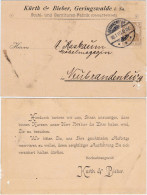  Kürth & Bieberm Geringswalde - Stuhl Und Garnituren Fabrik (Dampfbetrieb) 1905 - Pubblicitari
